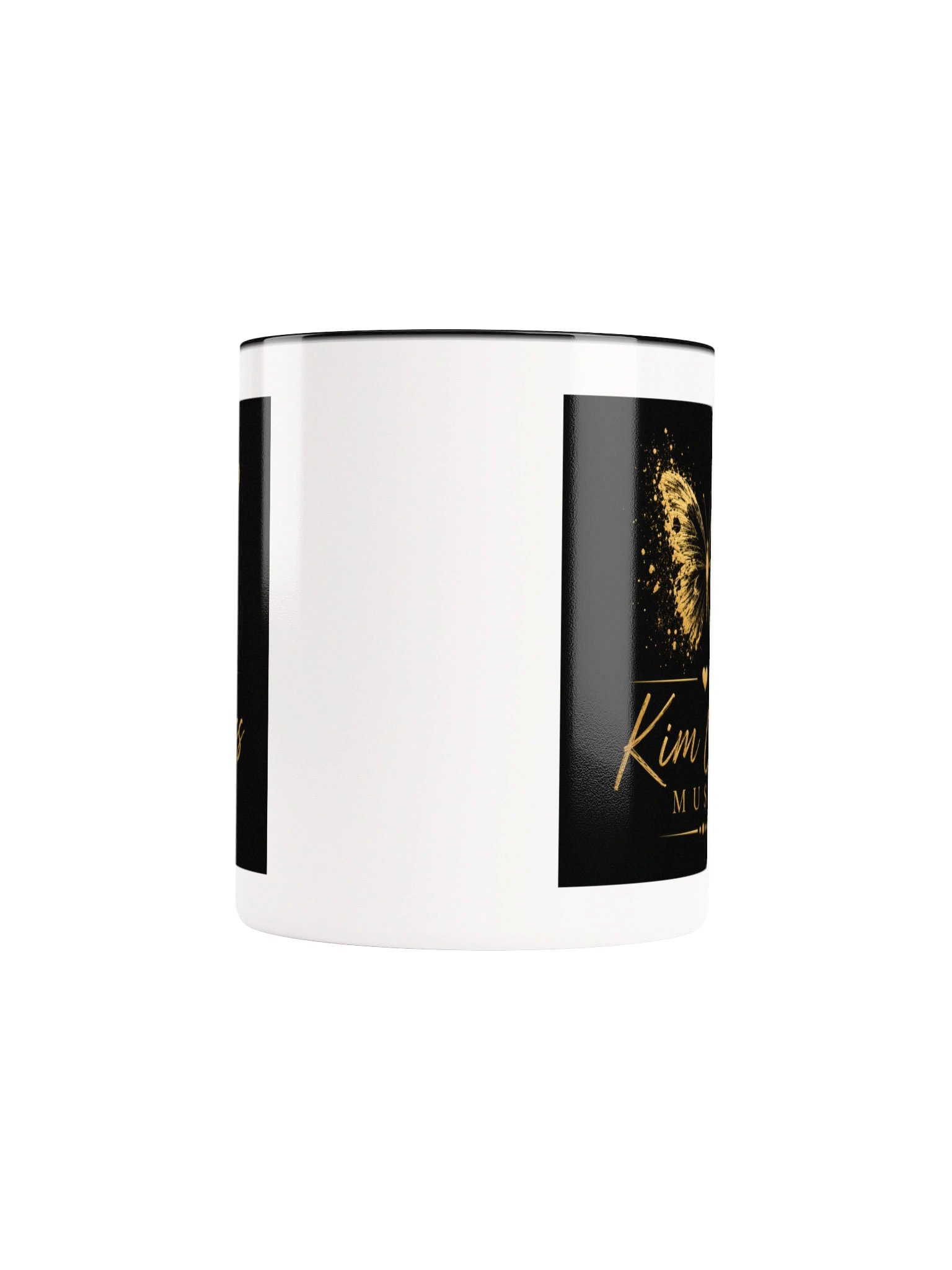 Kim Cross Butterfly Black and WhiteCoffee Mug product image (9)