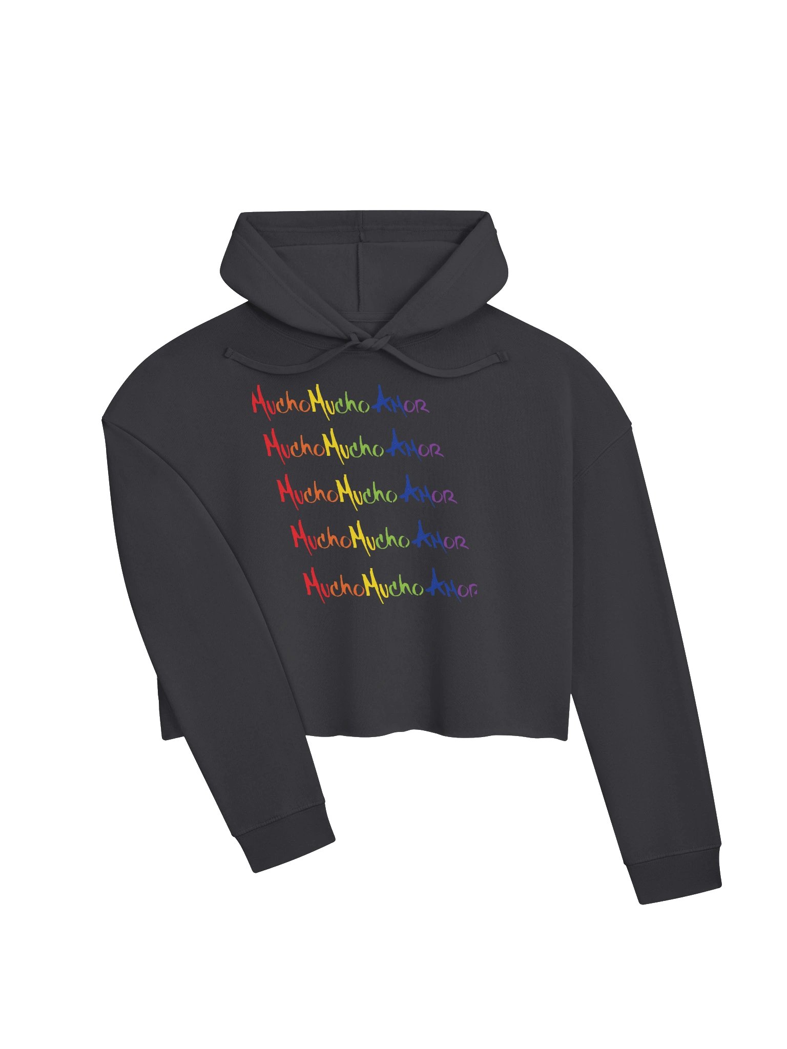 MuchoMucho Amor Repeat Hoodie BLK product image (3)