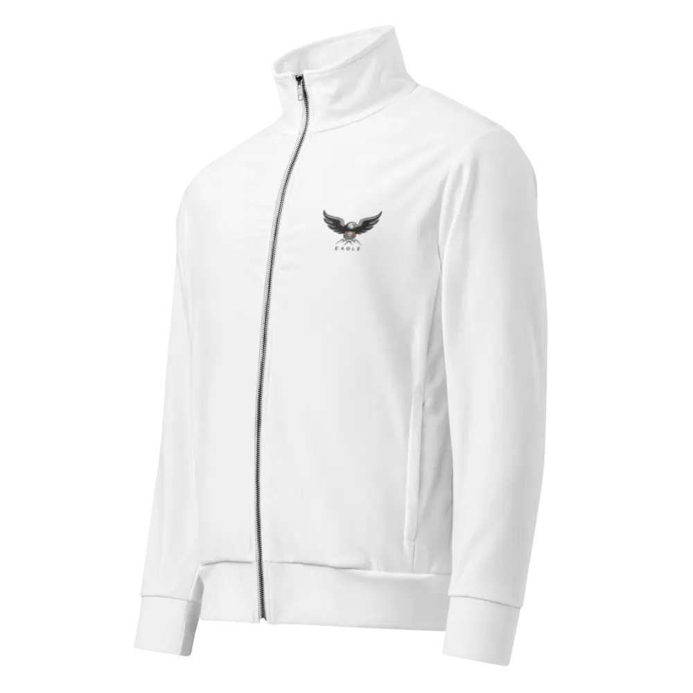 Eagle Soar White Recycled Unisex Track Jacket - Exclusive Design product image (1)