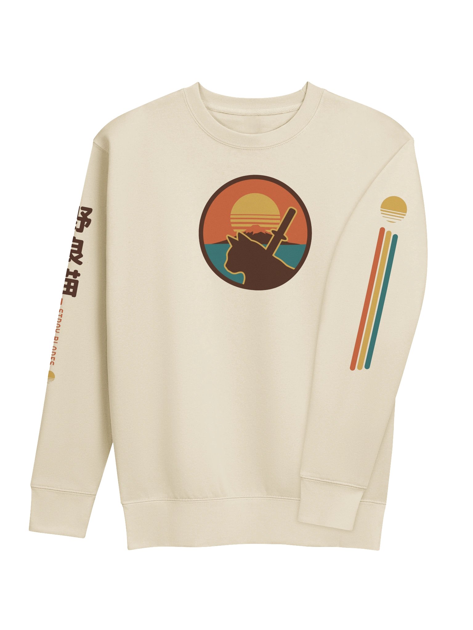 THE STRAY ROAD Crewneck — Bone product image (4)