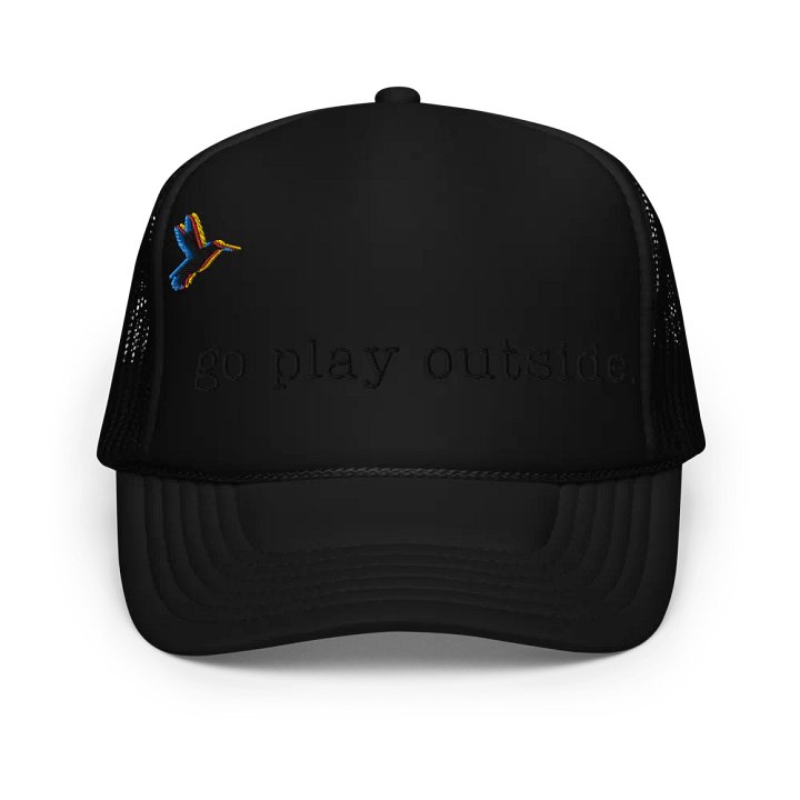 Play Outside Embroidered Trucker Hat product image (1)