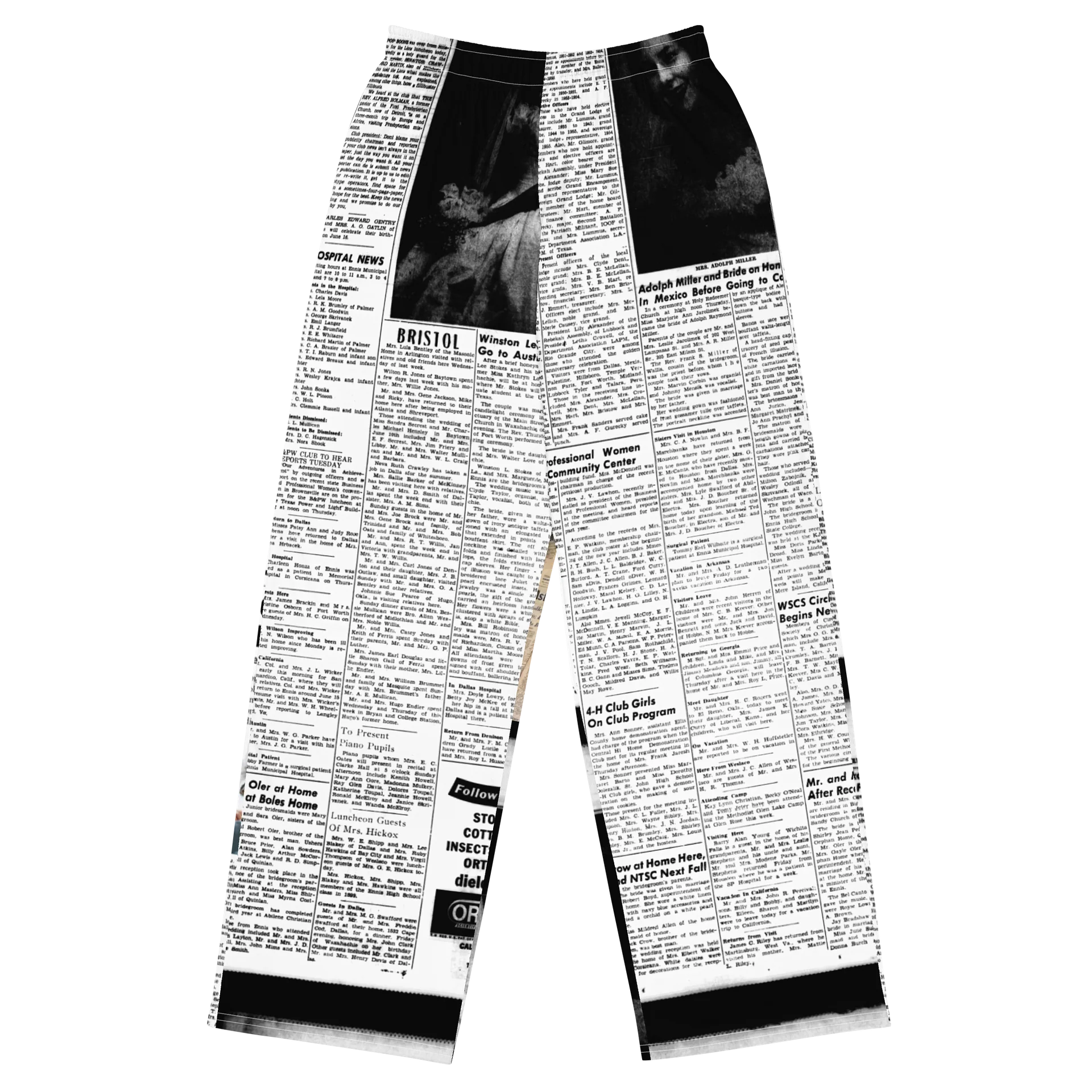 News Pants Unisex product image (1)