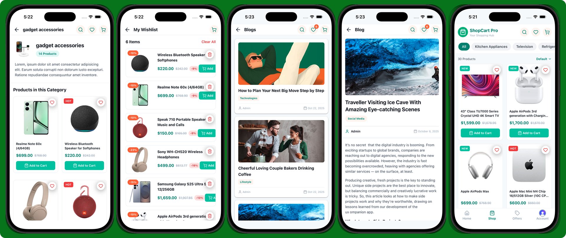 ShopCartPro - Complete React Native E-Commerce App with Sanity CMS & Stripe Integration product image (2)
