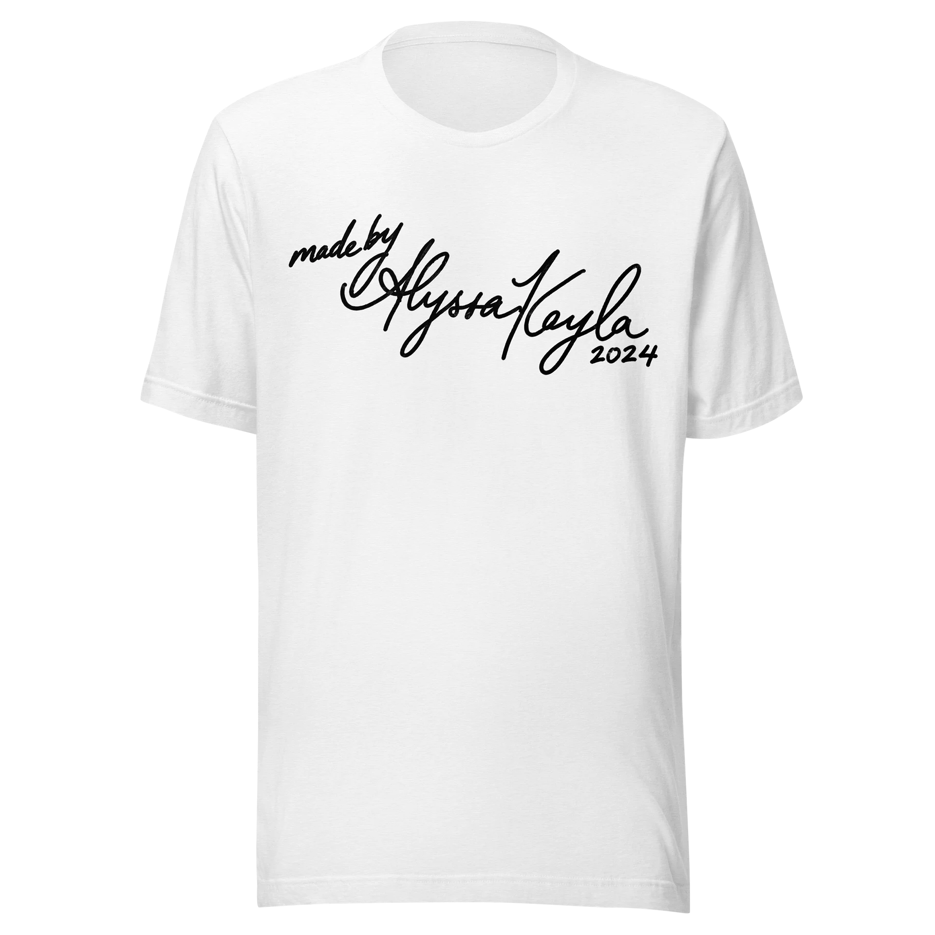 AK’s Made By Alyssa Kayla Brand Logo On Light Colors - T-Shirt product image (1)