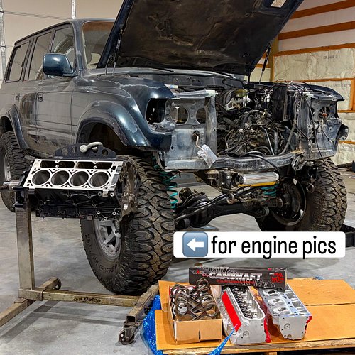 Got the engine back from machine work over at @northwestmotormachine! New pistons, BTR valve springs and seals, valves, heads...