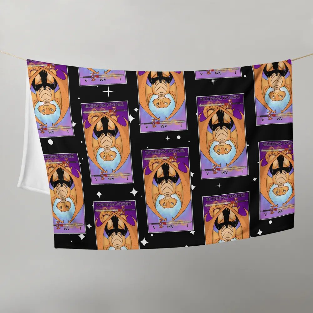 Day of the Dragon "Strength" Tarot Card Throw Blanket product image (9)