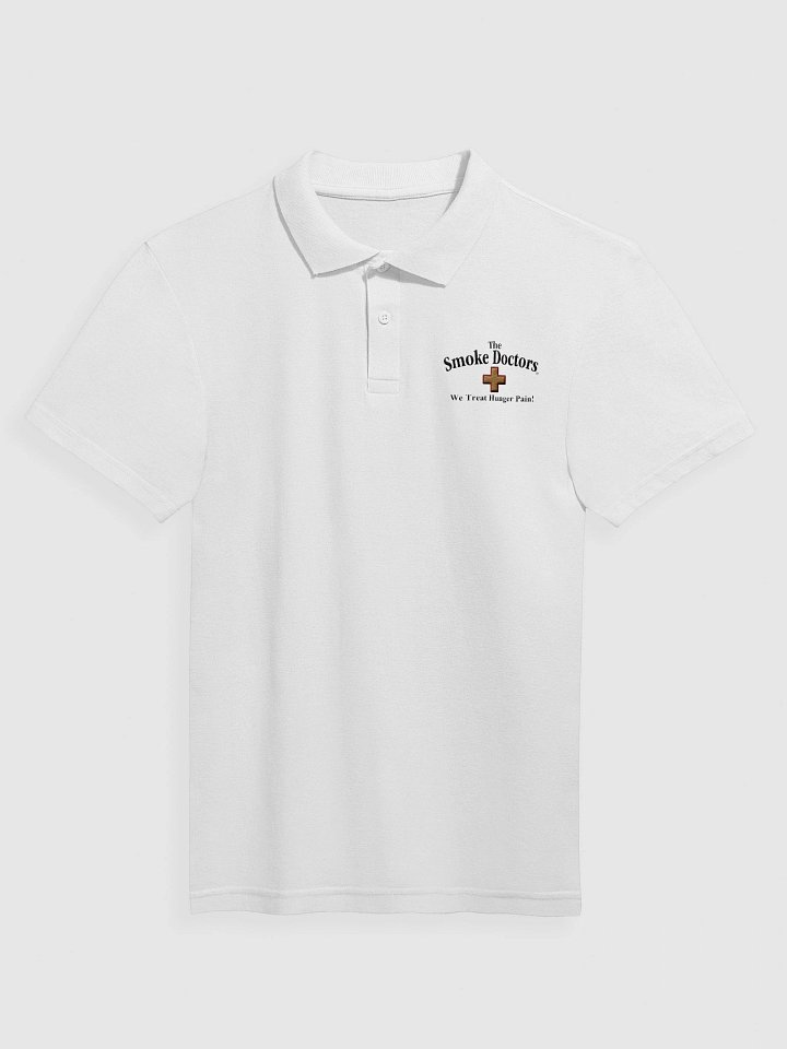 The Smoke Doctors White Unisex Polo Shirt product image (1)