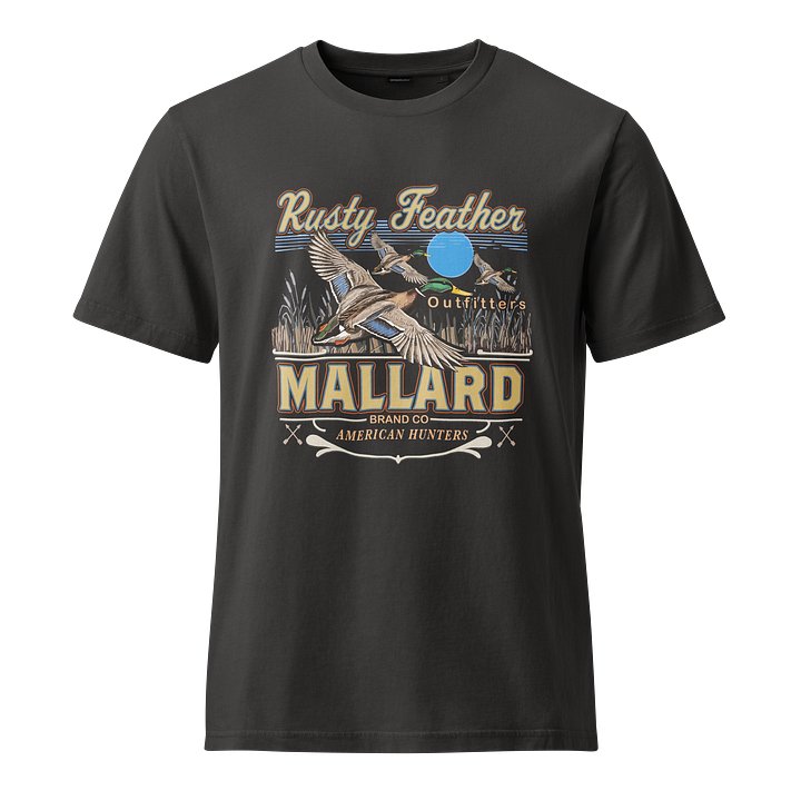 Rusty Feather Mallard Retro Graphic Tee product image (1)