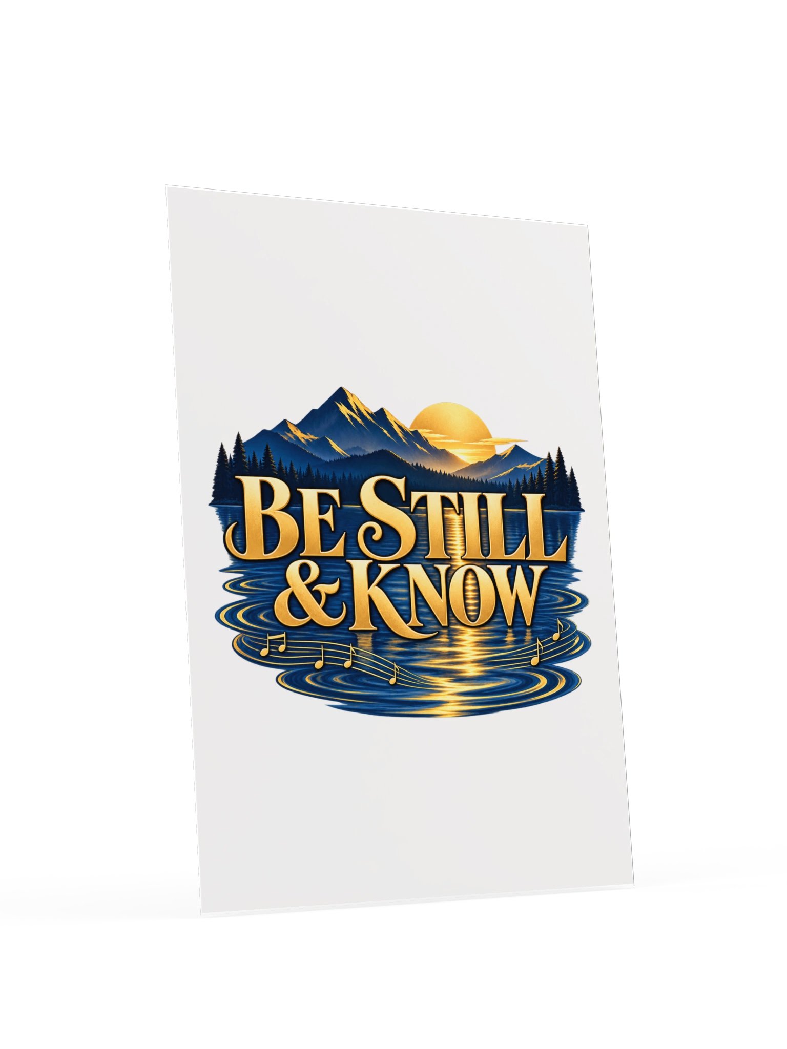 Be Still & Know Matte Poster product image (4)