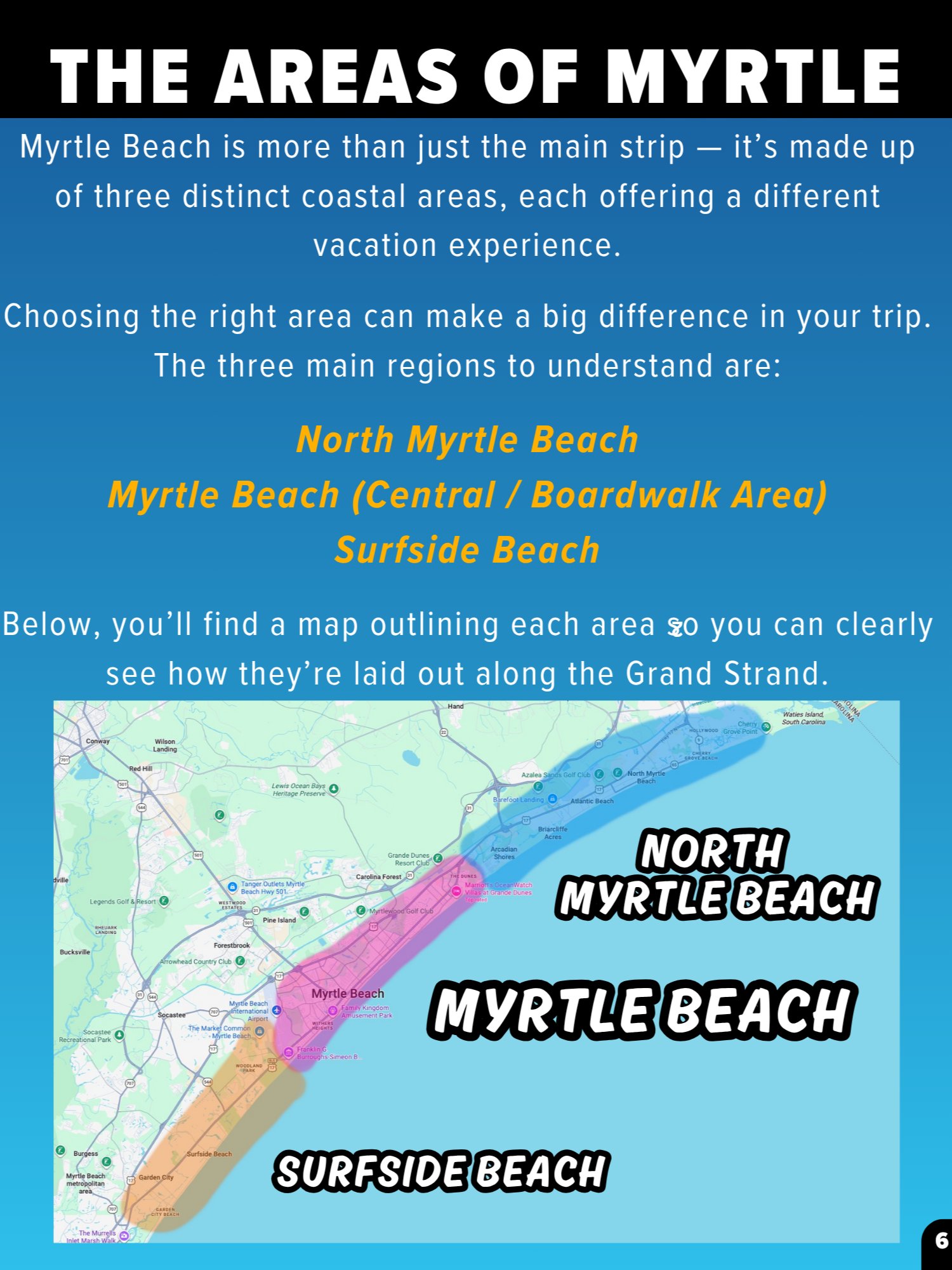 Myrtle Beach Travel Guide 2026 | 79-Page Printable Digital PDF, Instant Download product image (5)
