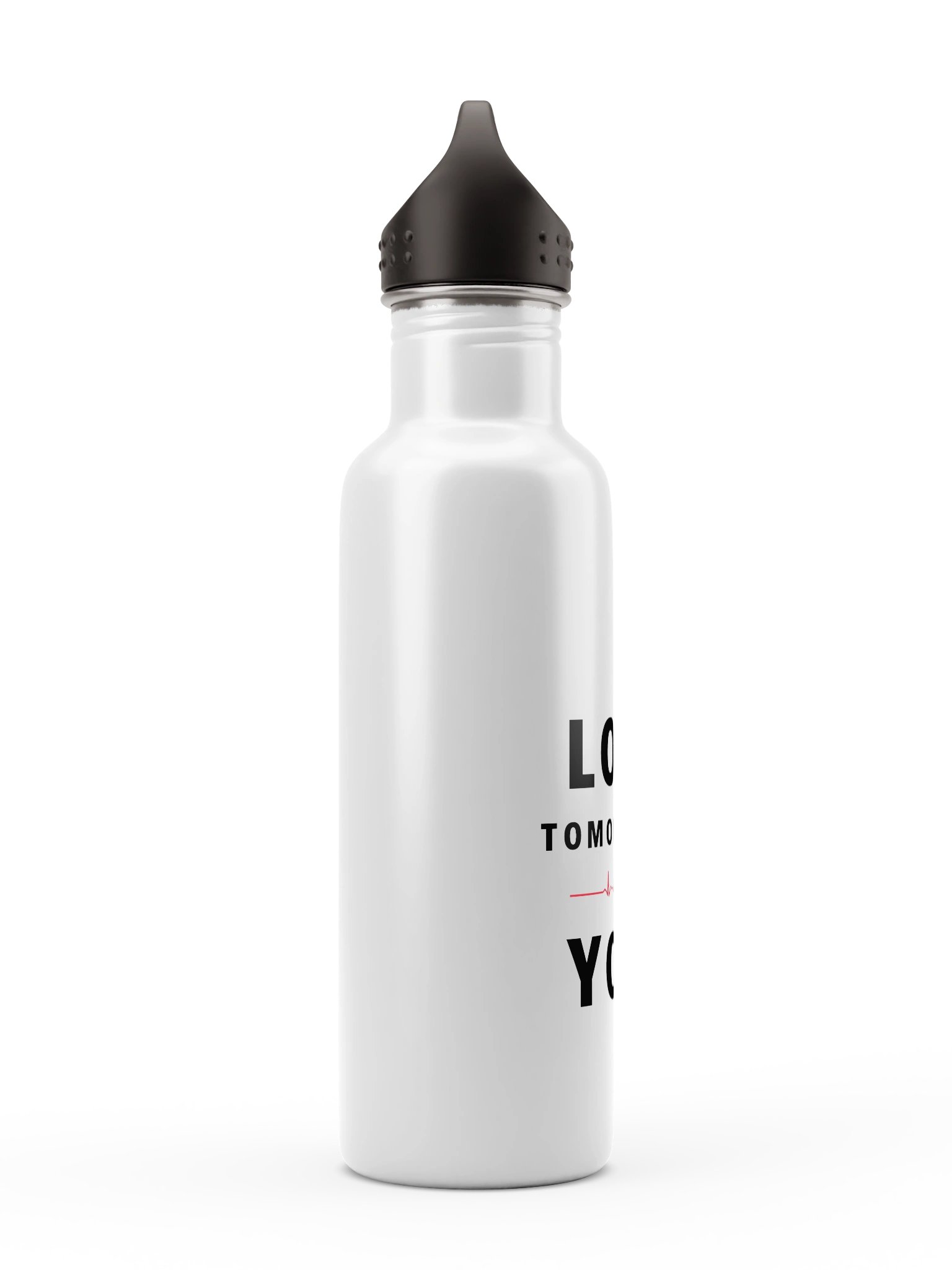 Love Tomorrow's You — Water Bottle (White) product image (3)