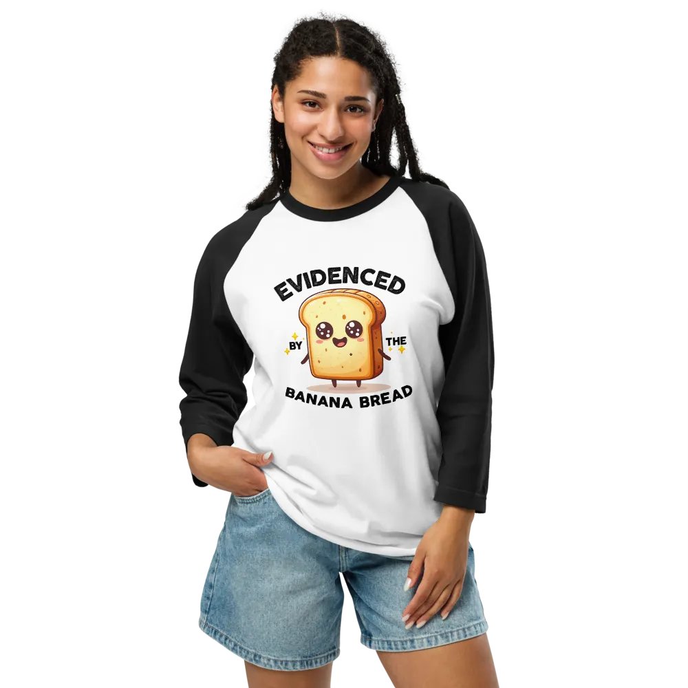 Evidenced by the Banana Bread | Baseball Tee product image (8)