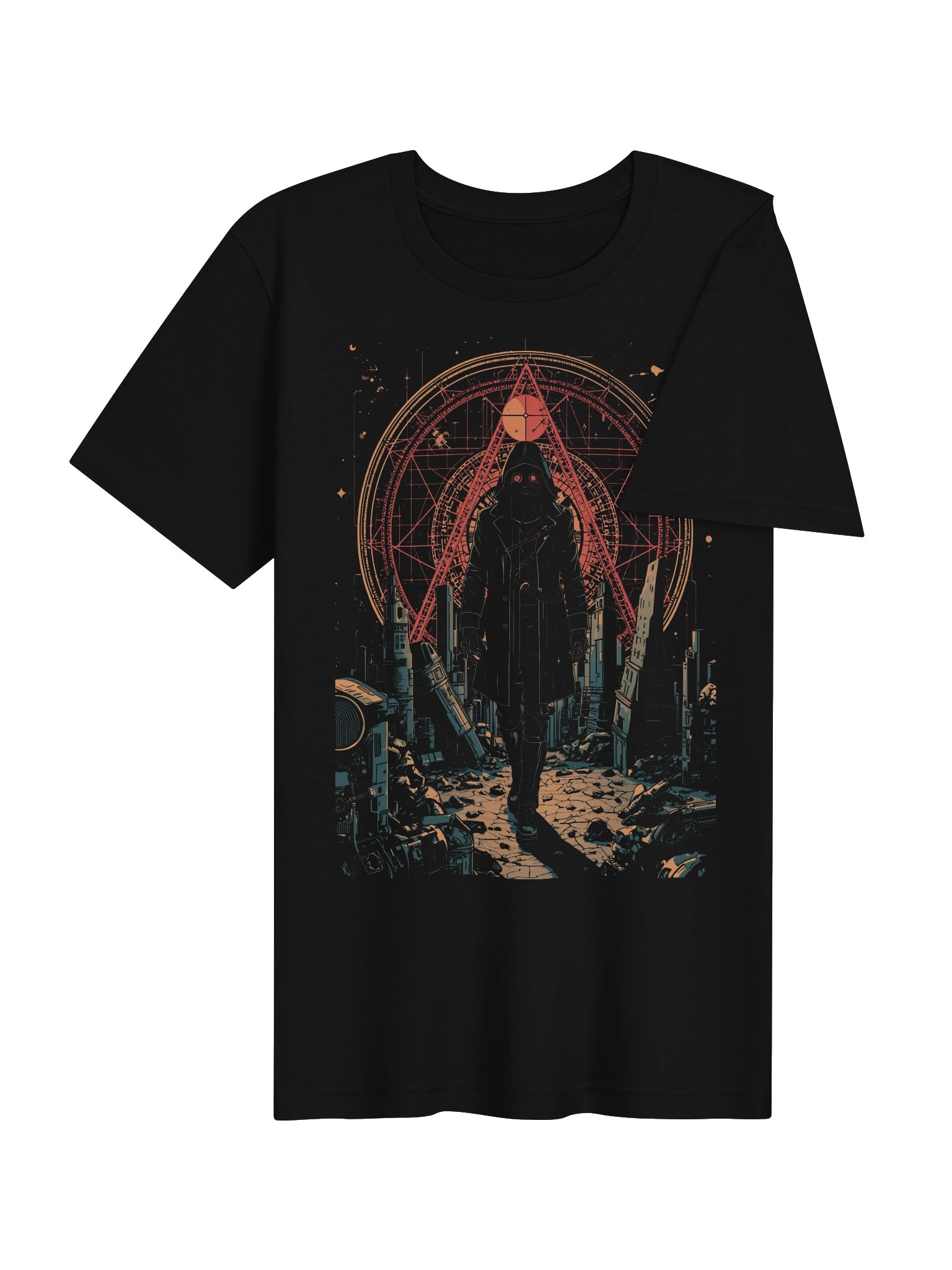 Red Eclipse Hooded Specter Lightweight T-Shirt product image (7)