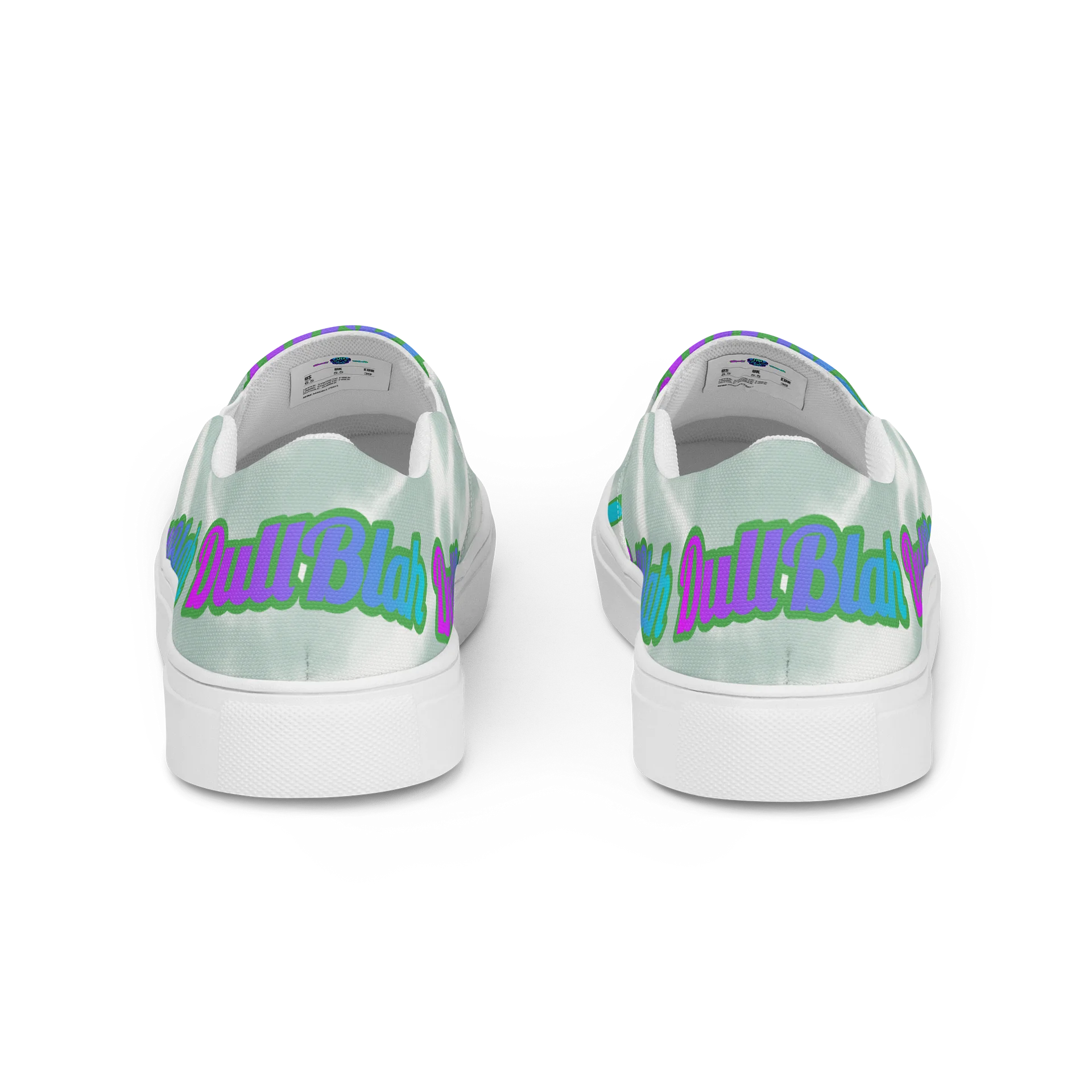 Men's "Sick Skull" Premium Slip-On Canvas Shoes product image (4)