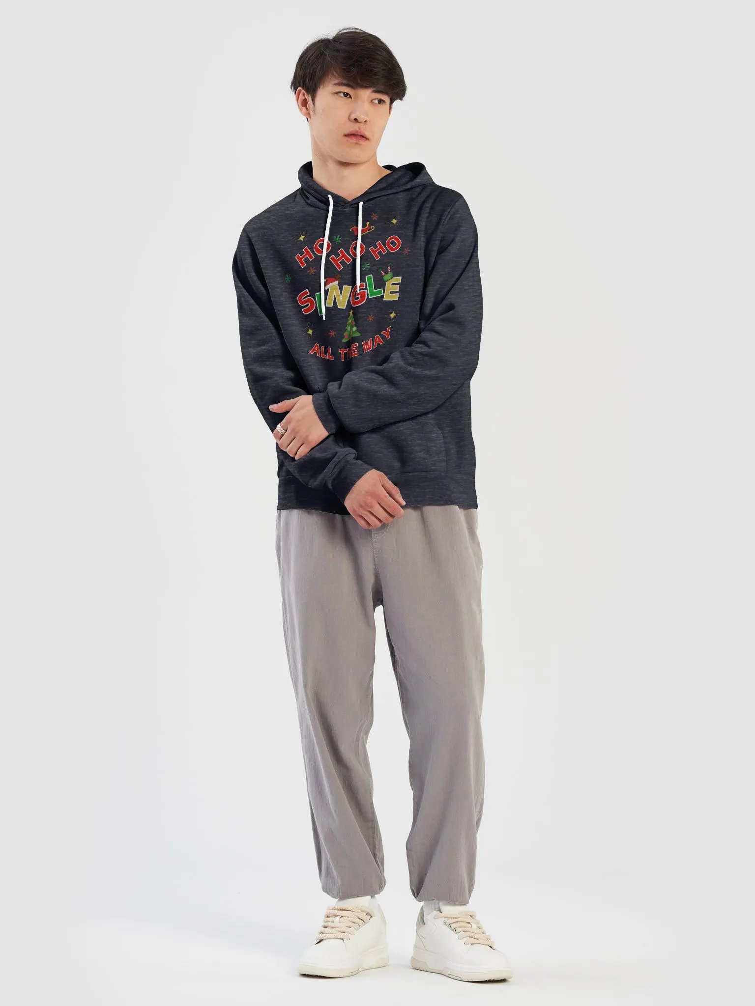 Festive Single "HoHoHo" Hoodie product image (31)