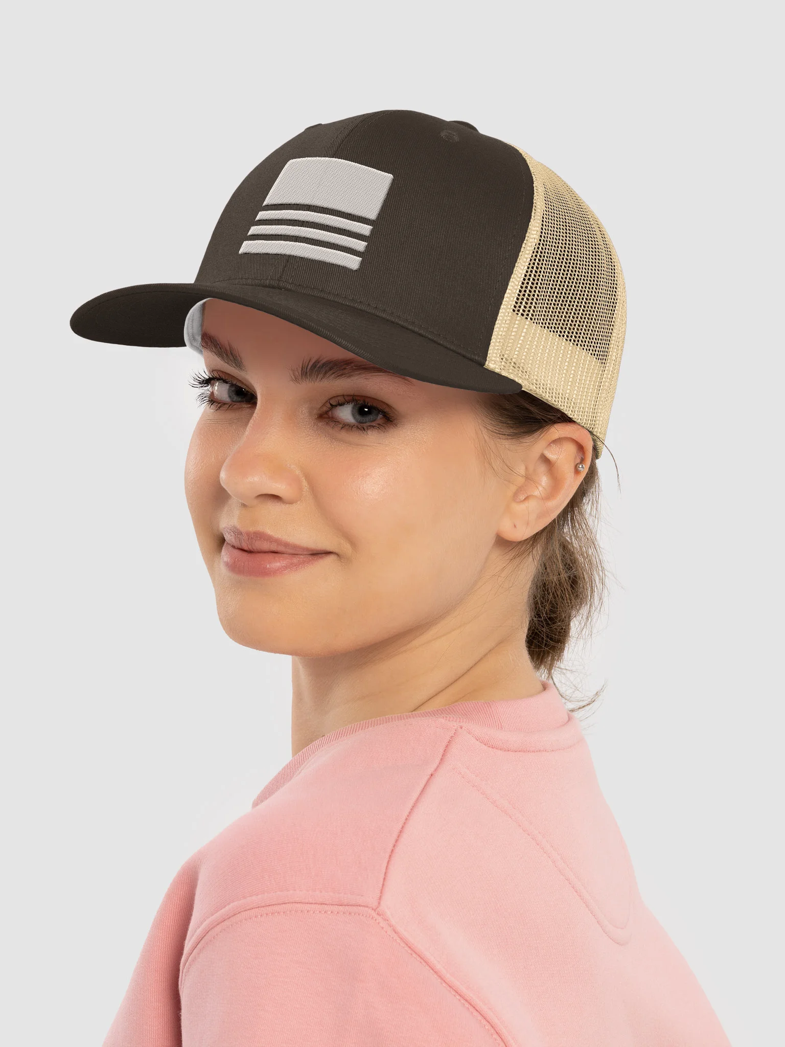 Light Logo Trucker Cap product image (8)