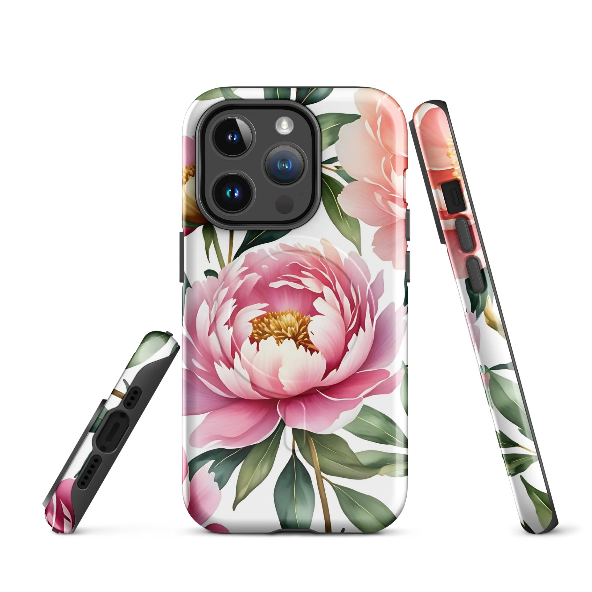 Blossom Bloom Tough Magnetic MagSafe® iPhone® 14, iPhone 15, iPhone 16, iPhone 17, Pro, Pro Max, Plus Cases. product image (1)