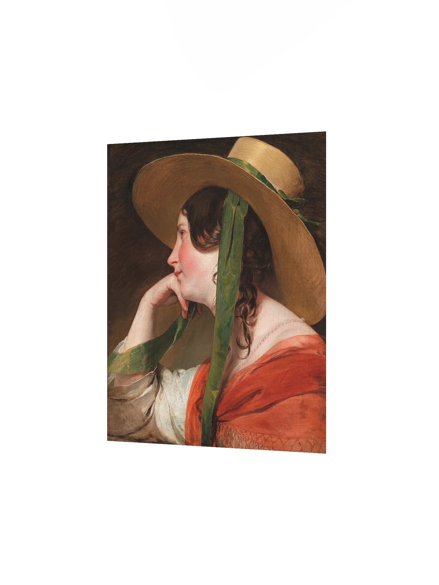 "Mädchen mit Strohhut" by Friedrich von Amerling Poster product image (3)