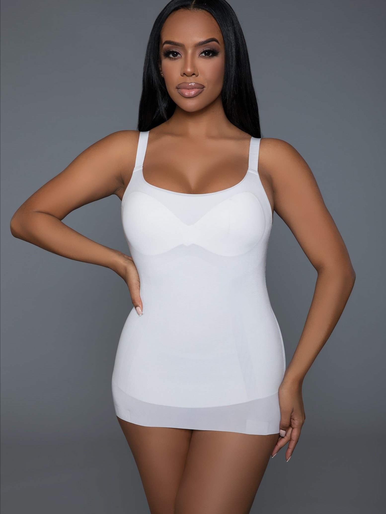 2346 Stay Sexy Shaper Top ! White product image (1)