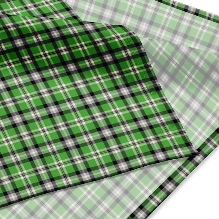Bright Green Plaid Bandana product image (2)