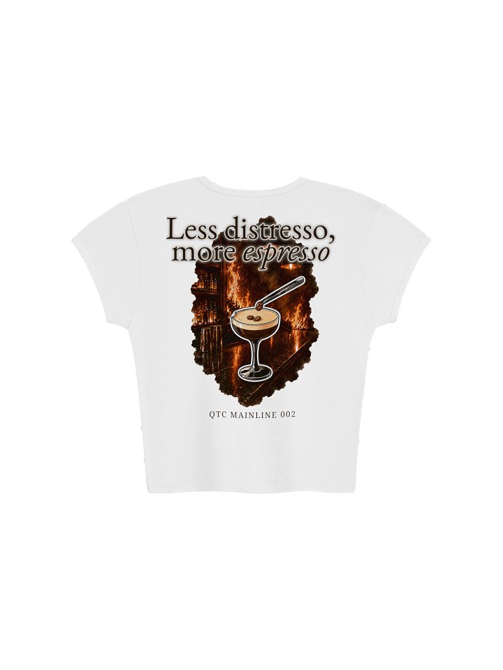 QTC Mainline 002 - Less Distresso | Baby Tee Crop product image (1)