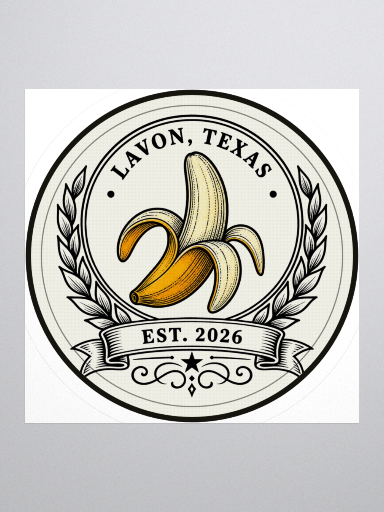 The Banana Crest Sticker product image (4)