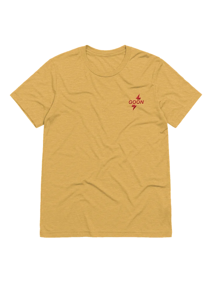 Goon Bolt Short Sleeve T-Shirt Yellow (Small Logo) product image (1)