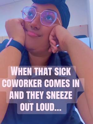 BECAUSE WHY YOU SICK AT WORK JUST OPENINGLY SNEEZING!!???  STAY HOME!!  #workhumor #worklife #fluseason 