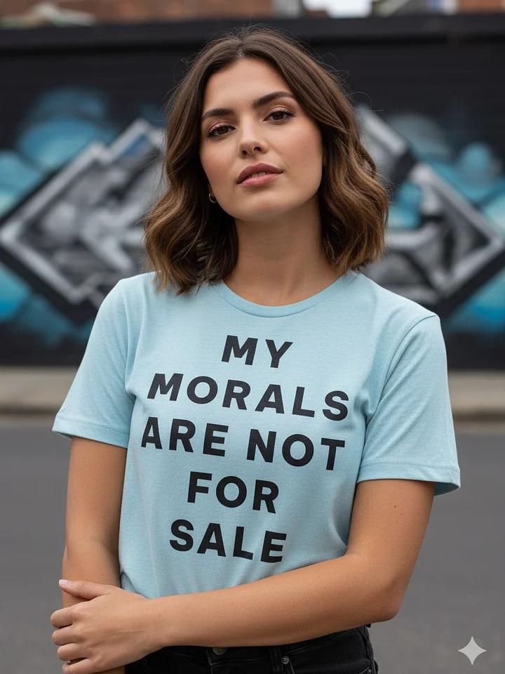 My Morals Are Not For Sale – Unisex Tee product image (1)