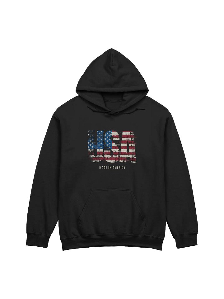 USA Made in America Hoodie | Patriotic American Flag Sweatshirt product image (1)
