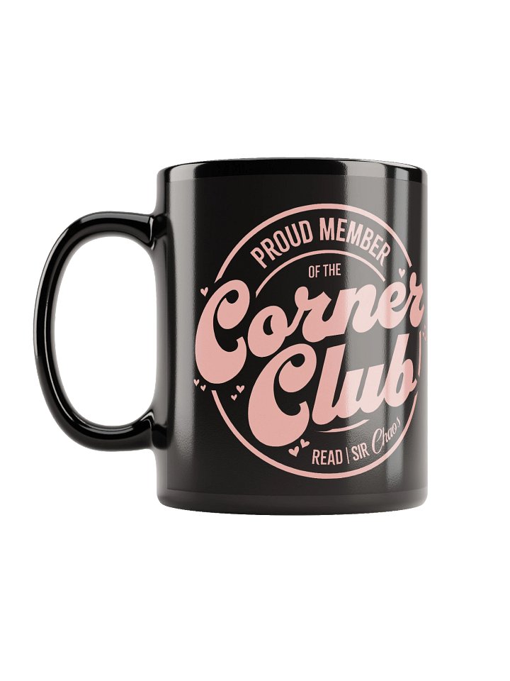 Corner Club Black Mug product image (1)