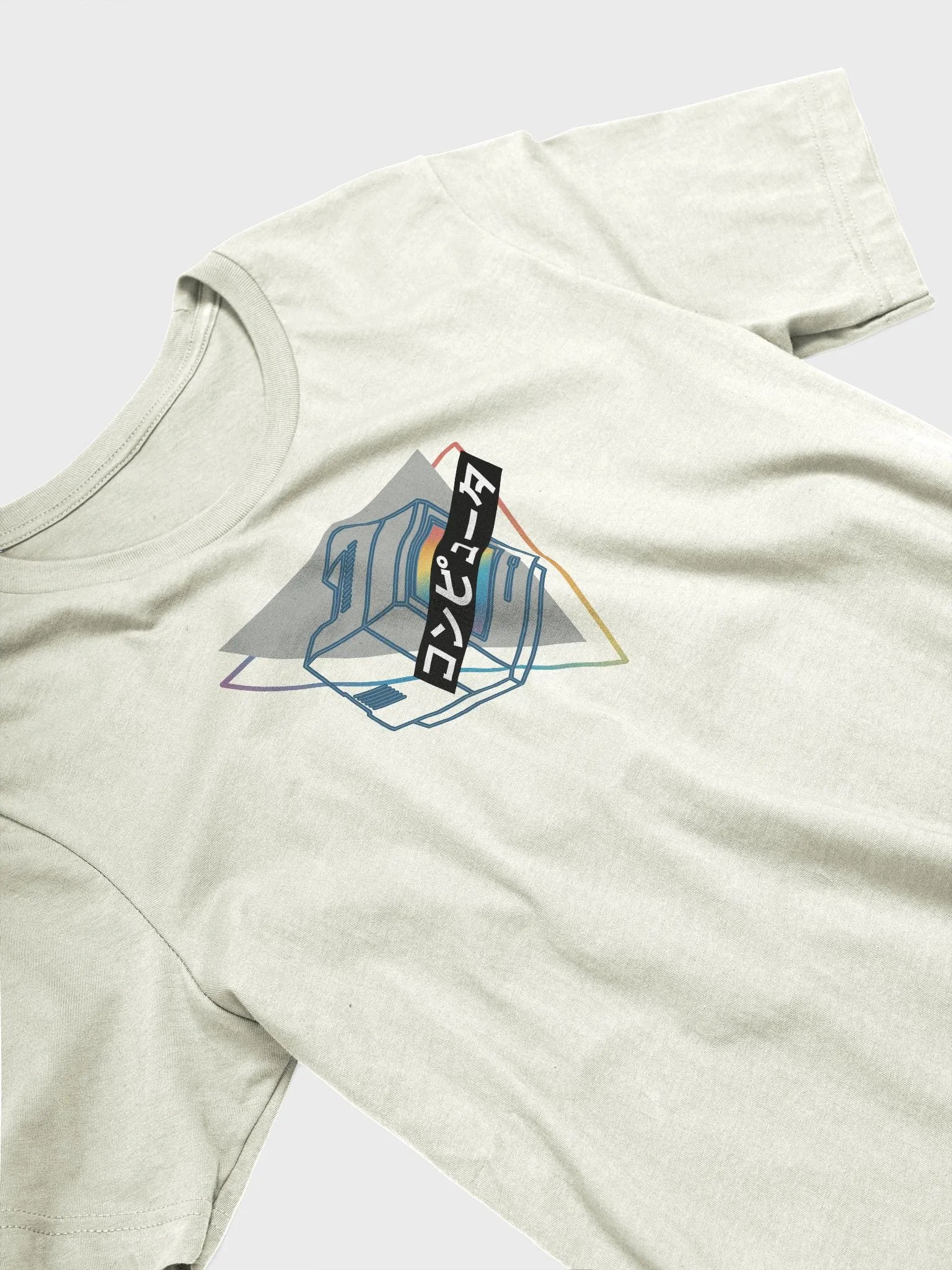 Retro Computer T-Shirt - 80s Vintage Tech with Japanese Text Geek Gi product image (2)