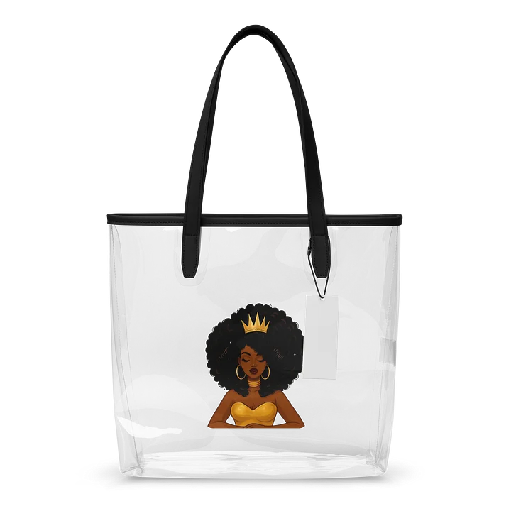 Poised Princess Crowned Queen Clear Totes product image (1)