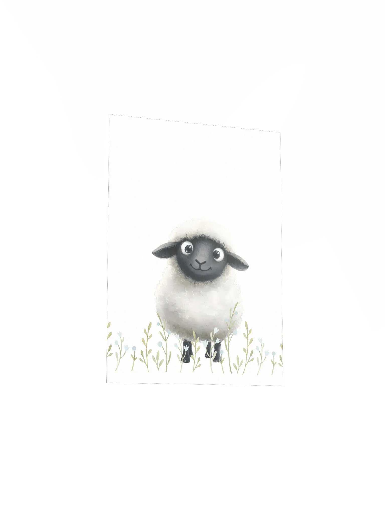 Cute Sheep Farm Nursery Print product image (4)