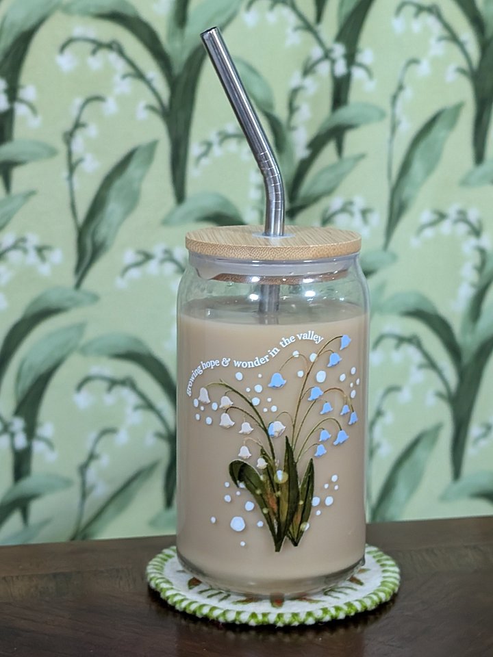 Lily of the Valley Glass Drinkware product image (1)