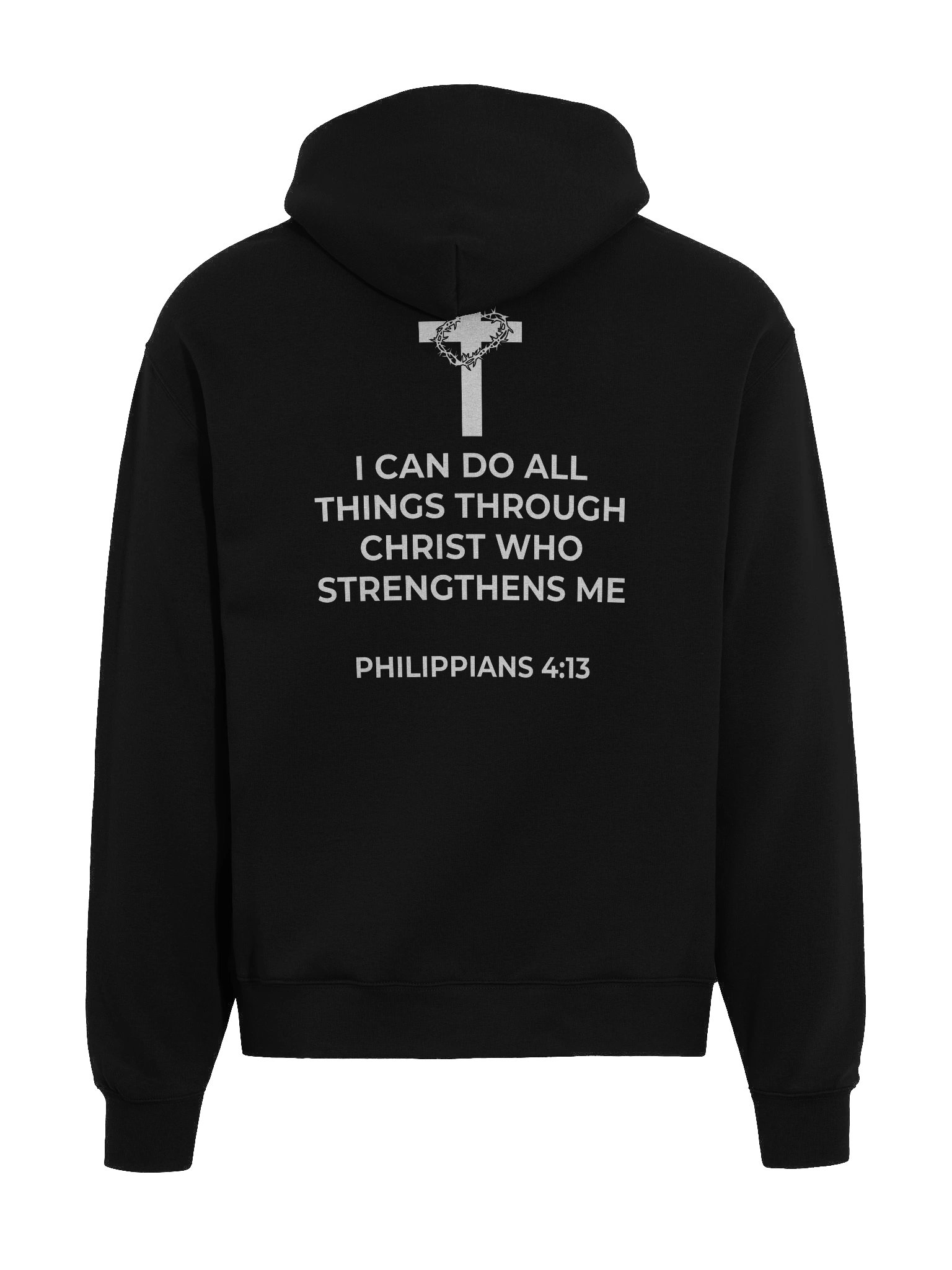 Philippians 4:13 Eclipse Oversized Hoodie product image (1)
