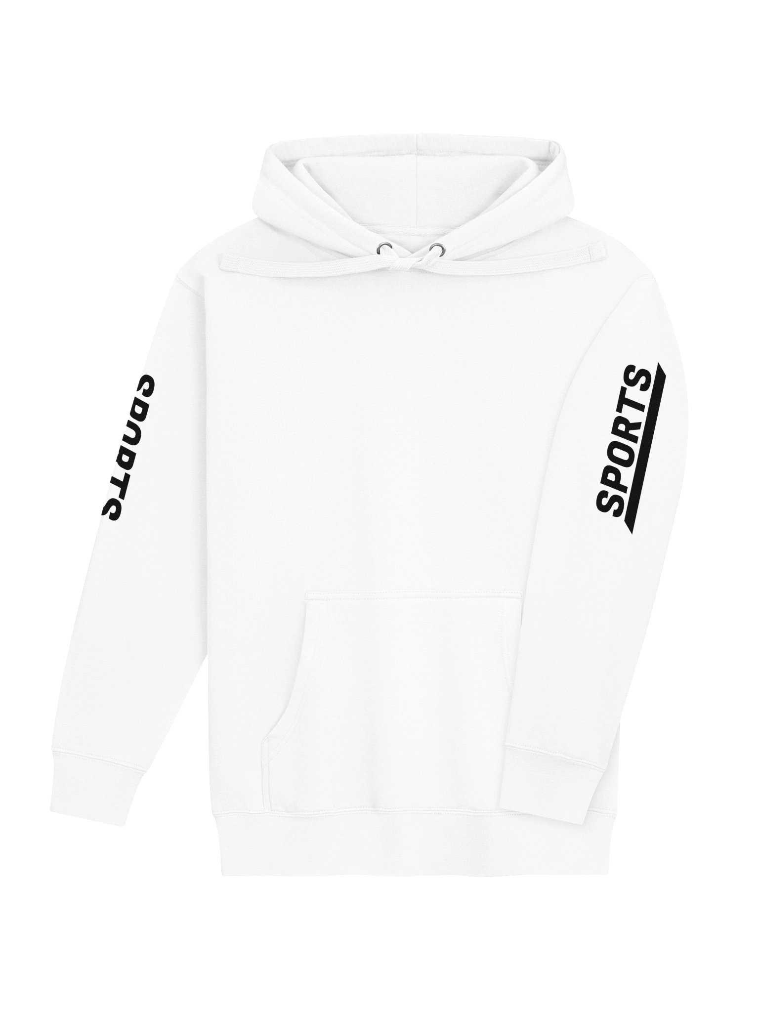 Sports White Hoodie product image (4)