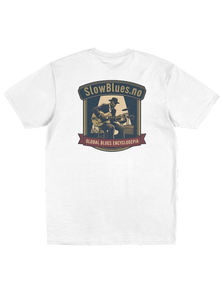 SlowBlues – Premium Heavyweight Tee (Front & Back) product image (2)