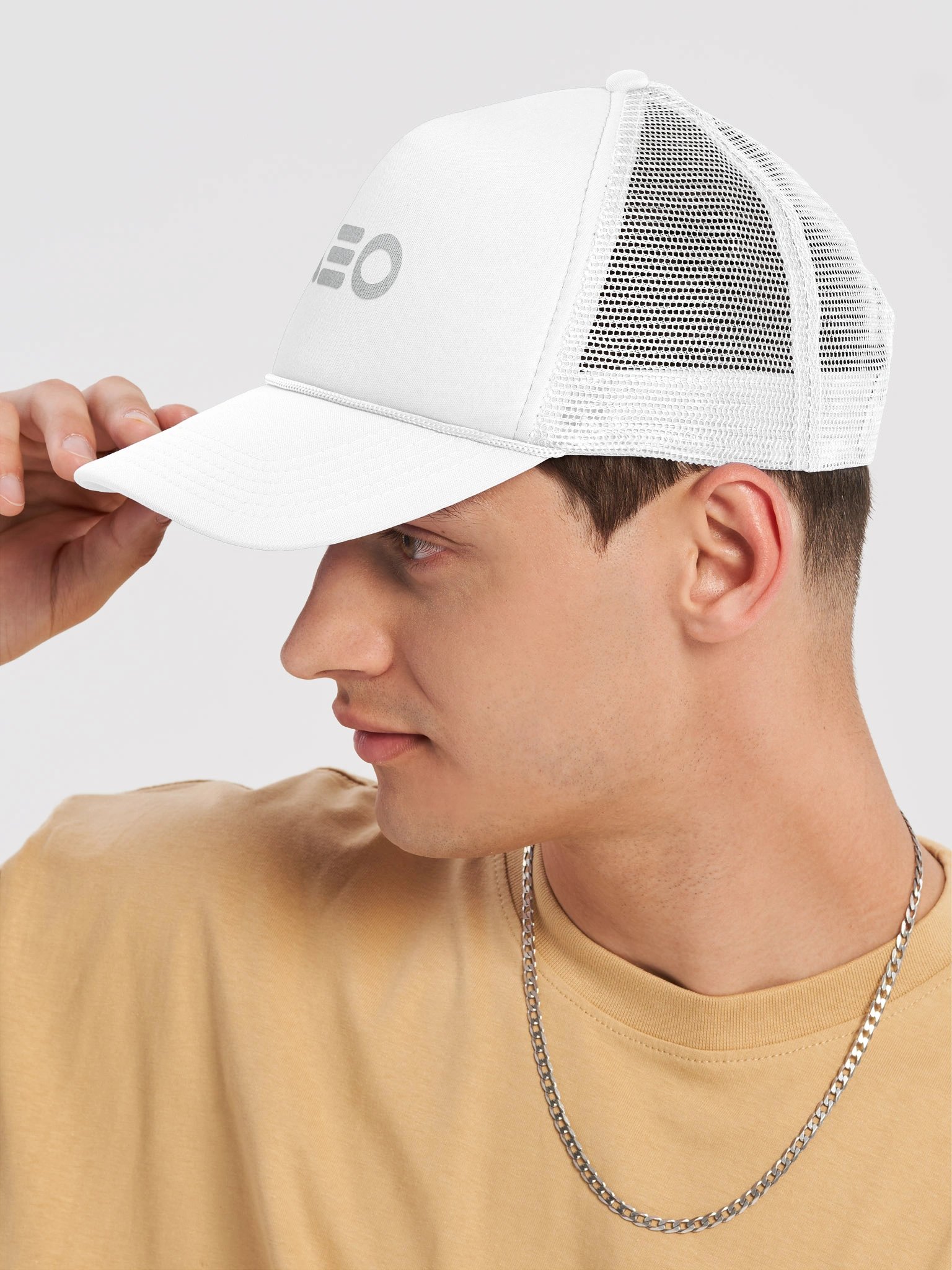 VAEO AEO Wordmark Foam Trucker Hat product image (7)