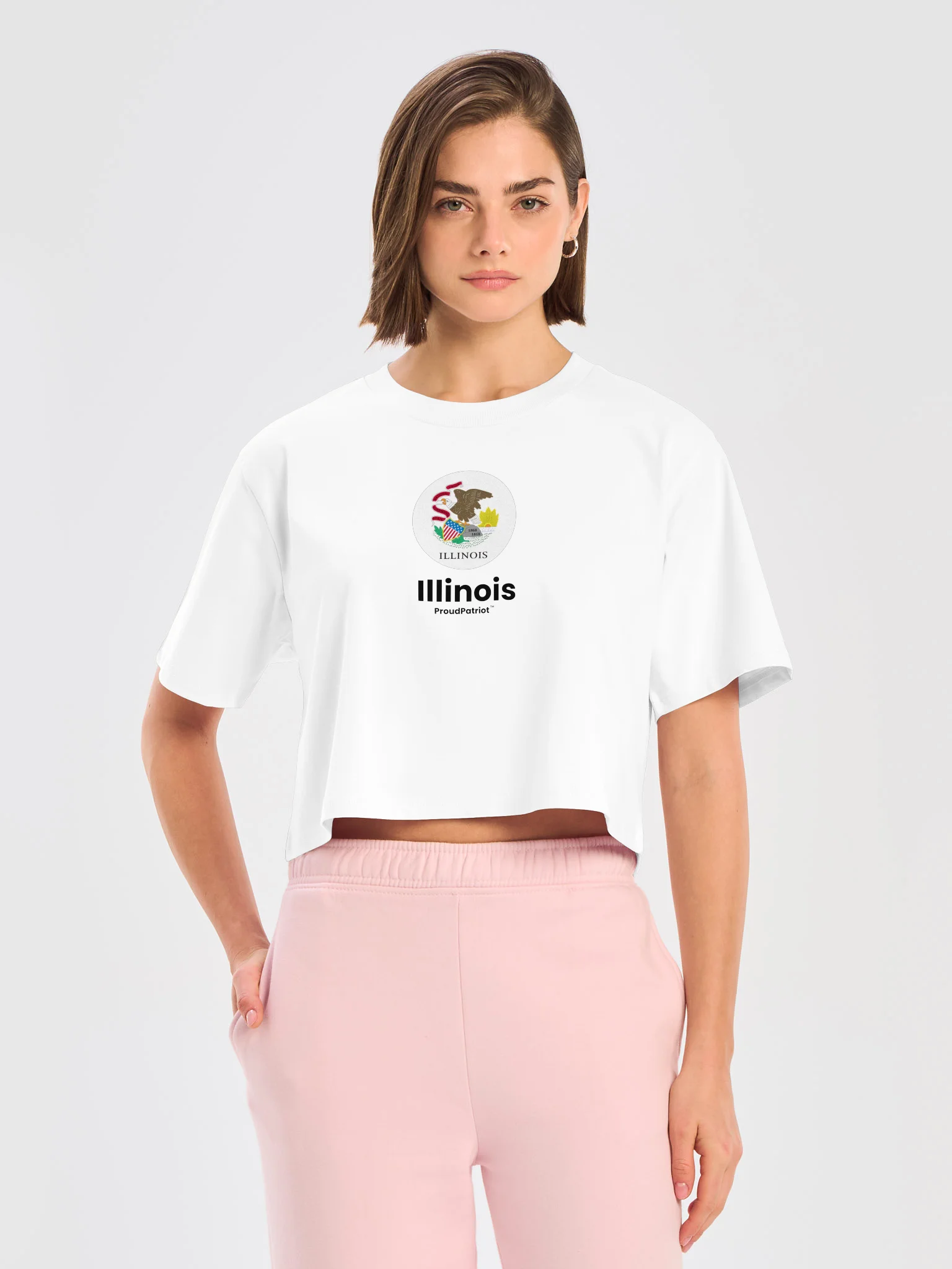 Illinois Women's Classic Crop Tee product image (1)
