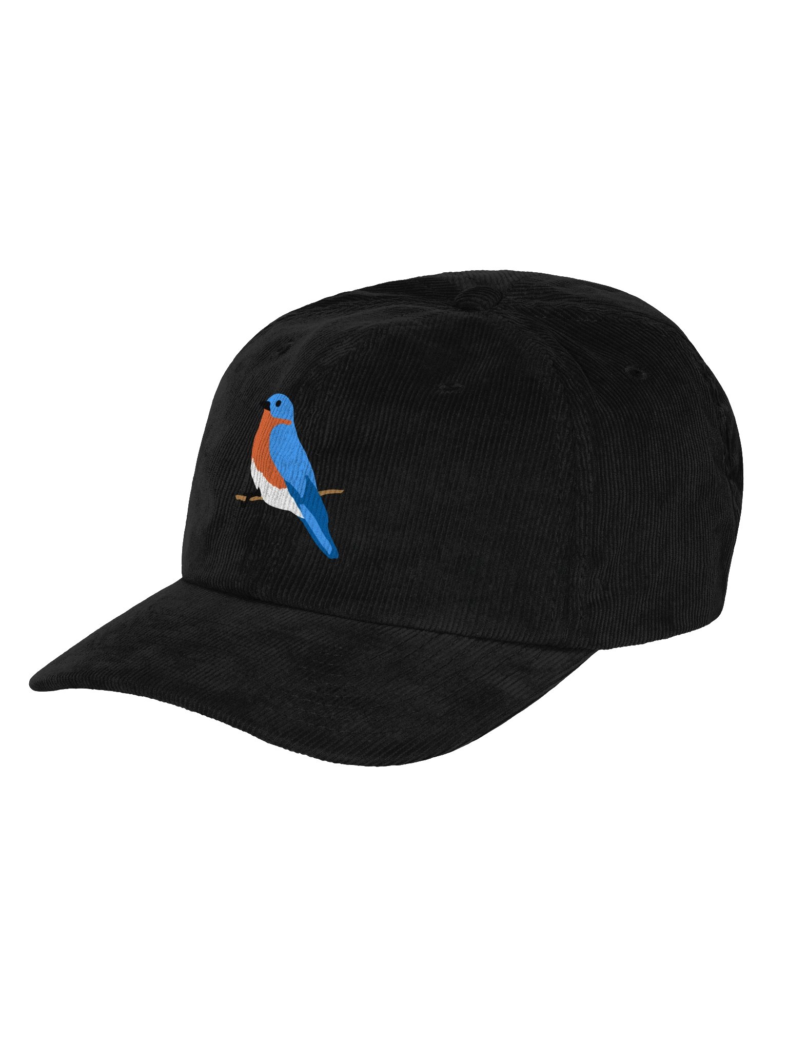 Eastern Bluebird Embroidered Corduroy Hat | Songbird Cap | Bird Lover Gift product image (11)