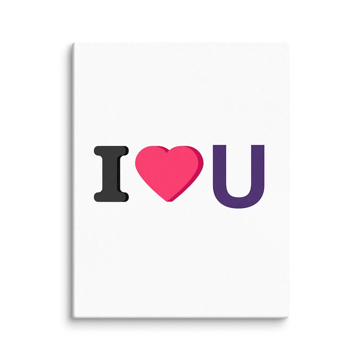 I Heart You 11"x14" Valentine's Day Wall Art product image (1)