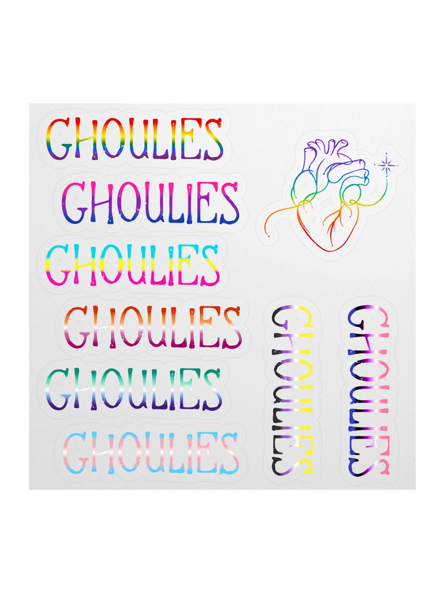 Pride Sticker Sheet- Flags product image (1)