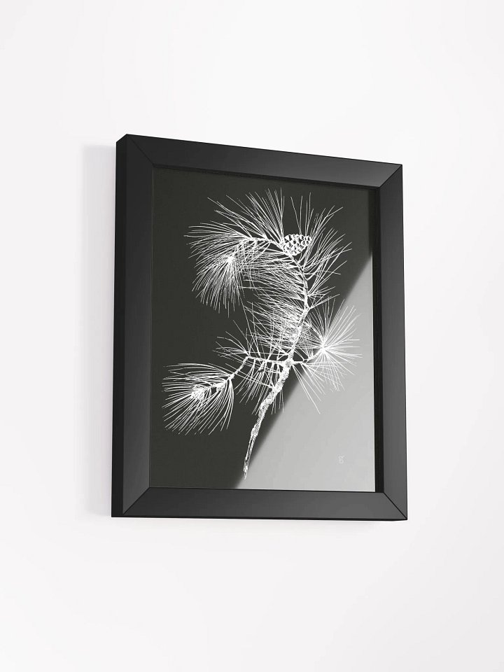 Botanical Elegance: Pine Branch Poster - Pine Branch Dark product image (18)