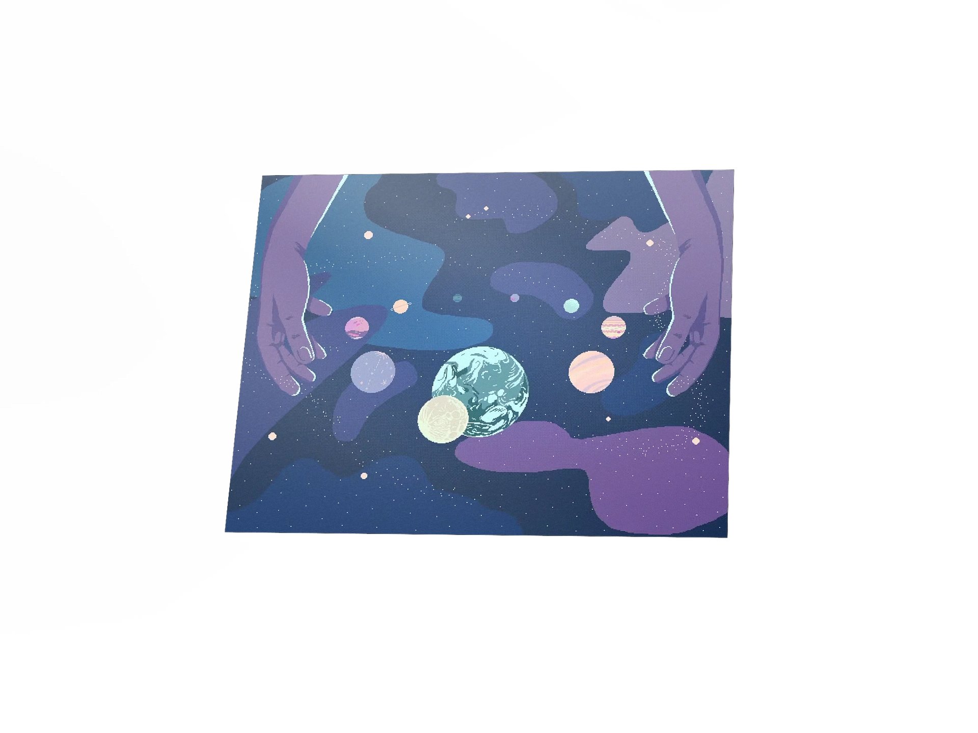 Space Hands Print product image (3)