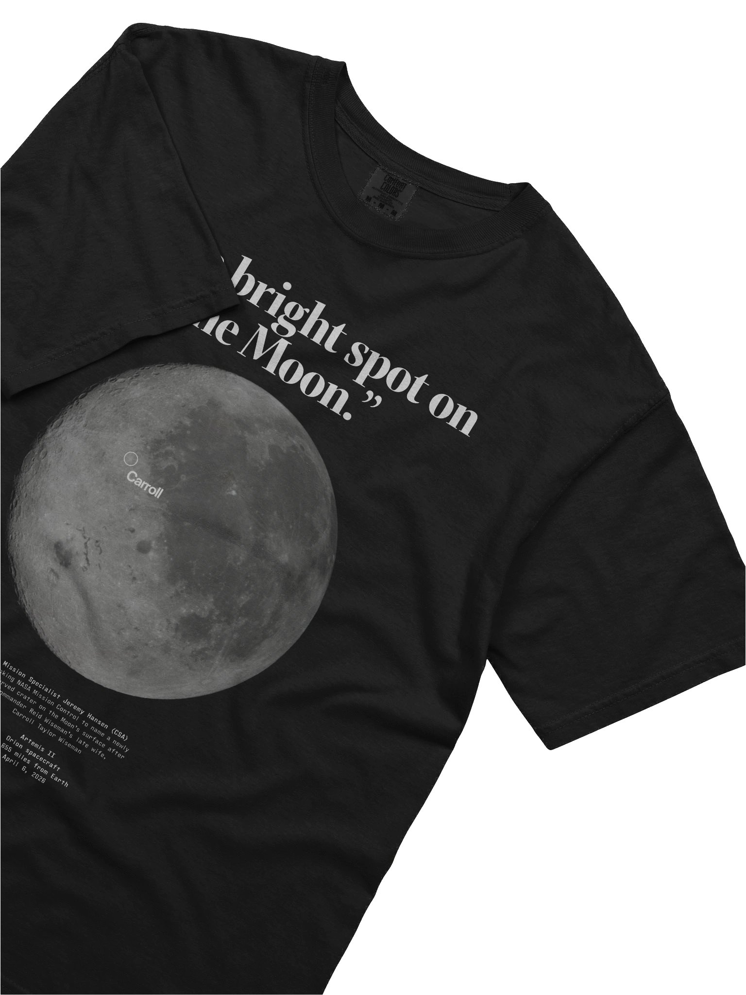 Carroll Crater T-Shirt (Moon Only) product image (5)