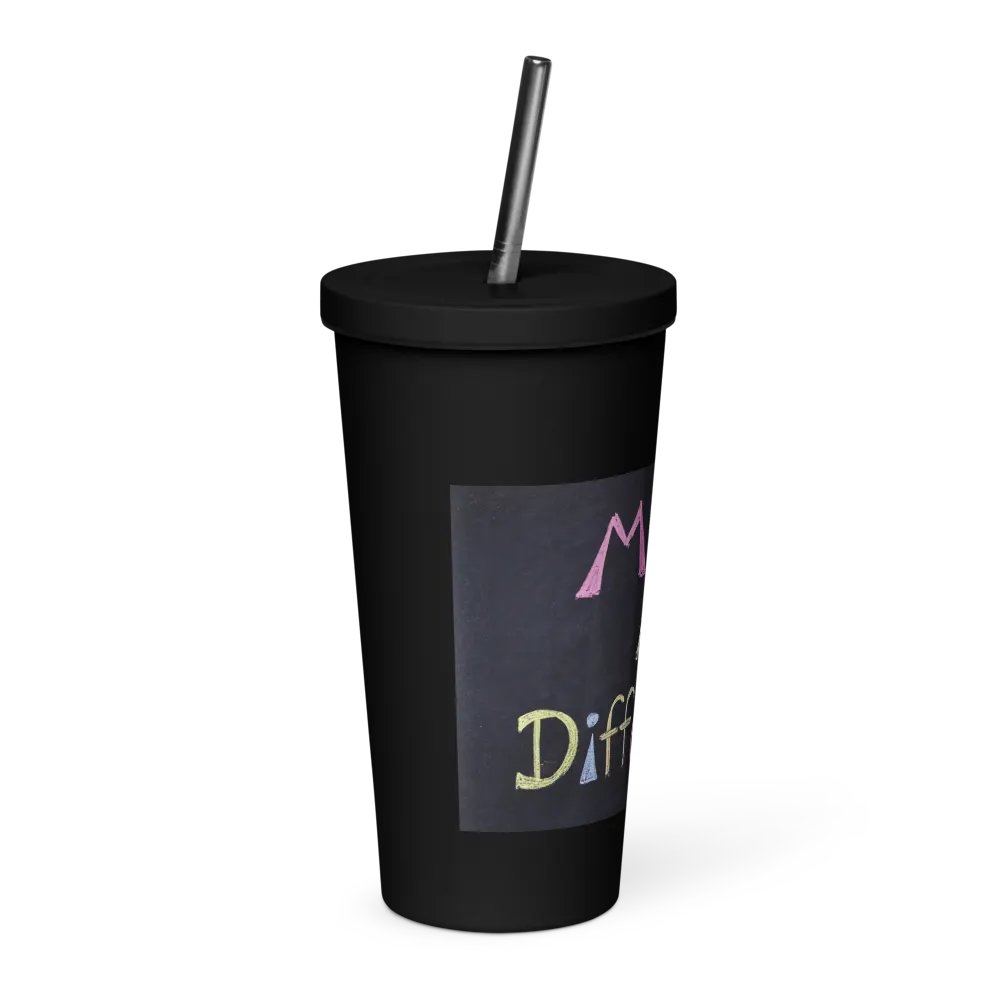 MAKE A DIFFERENCE TALL TUMBLER product image (4)