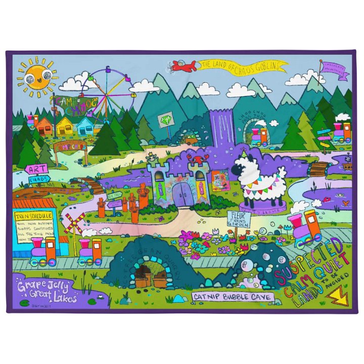 The Land of Chaos Goblins Blankie product image (2)