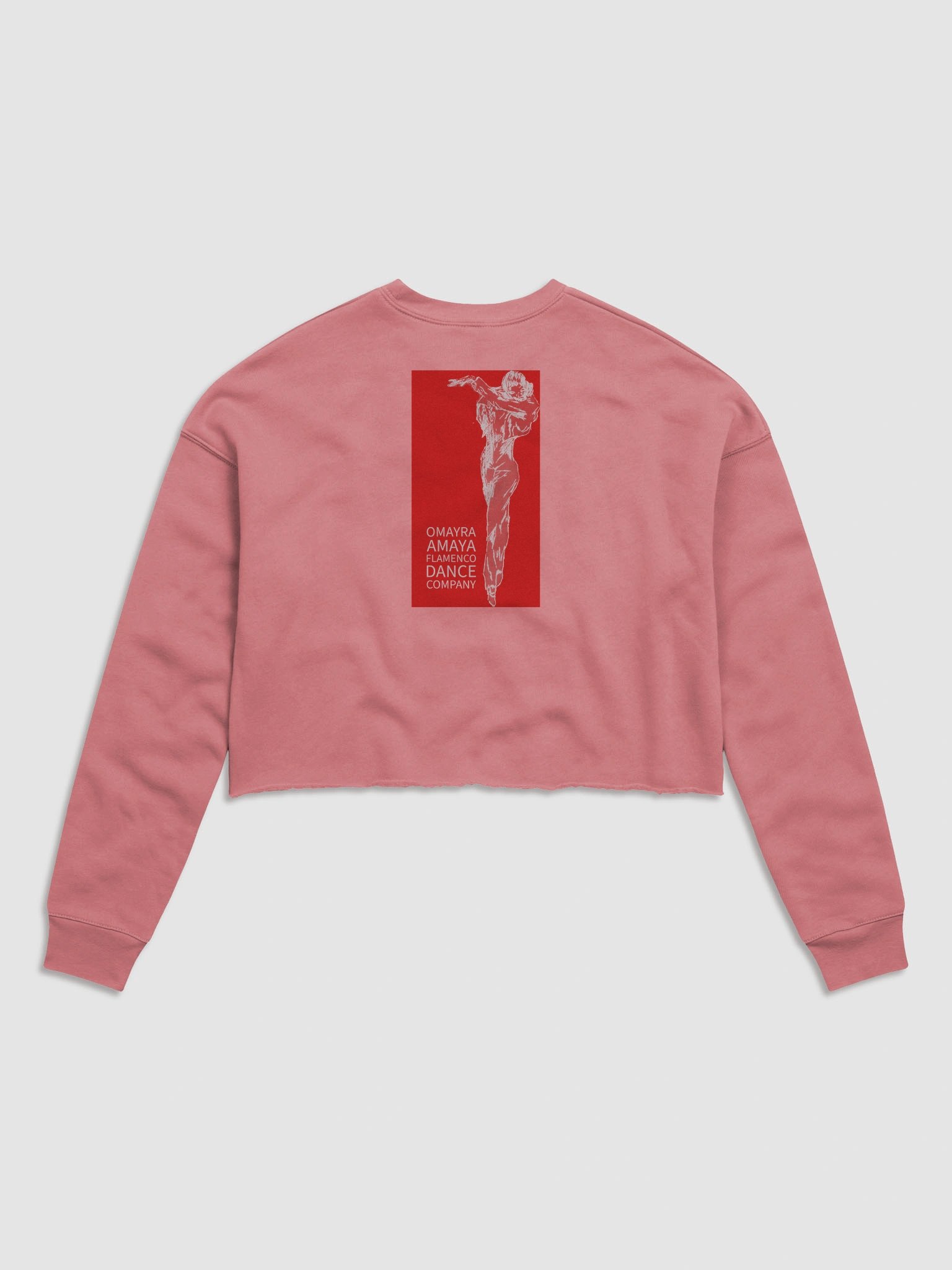 "Carmen" Studio cropped Long Sleeve Red / White product image (8)
