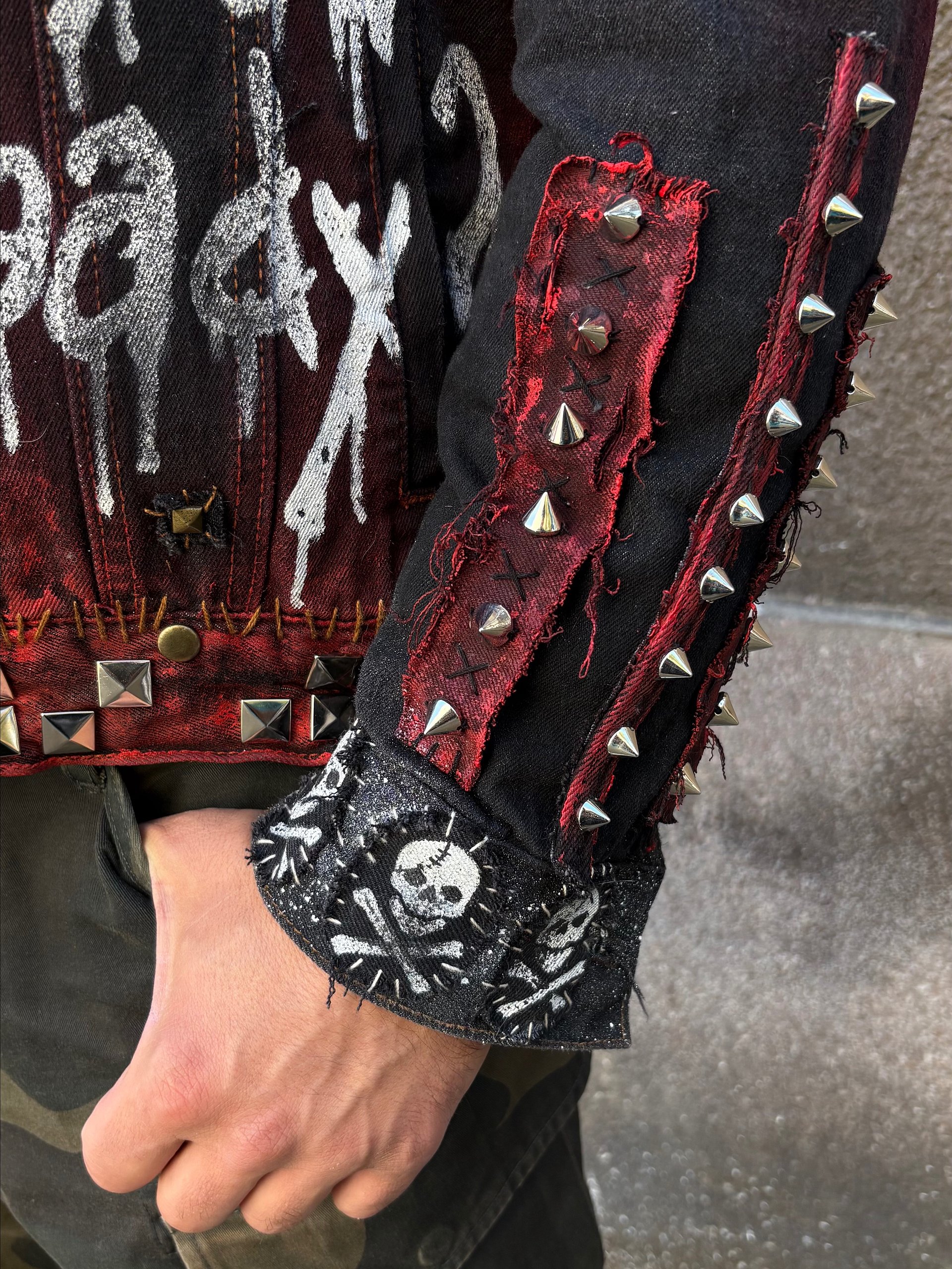 KORN «1994» TRIBUTE: Hand-Painted Insulated Denim (1-of-1) product image (12)